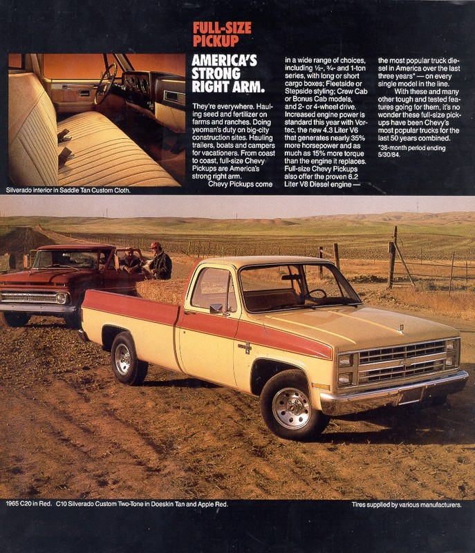 1985 Chevrolet Trucks Brochure Page 11